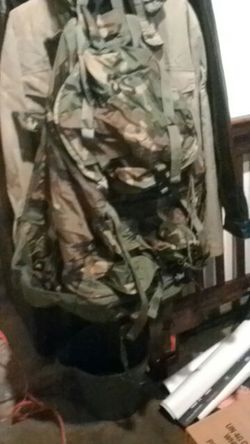 Camo army backpack