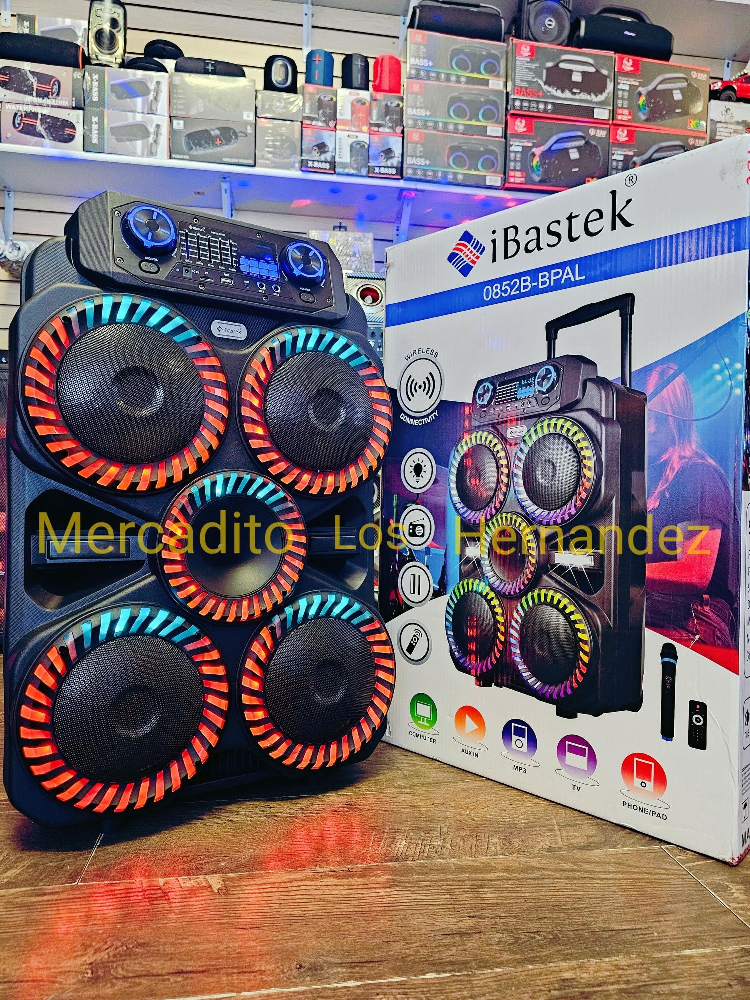 Super Karaoke ❗️2025 - Bluetooth Speaker ❗️Loud Bass - SUPER DEAL - Nuevas En Caja - Rechargeable 🔋