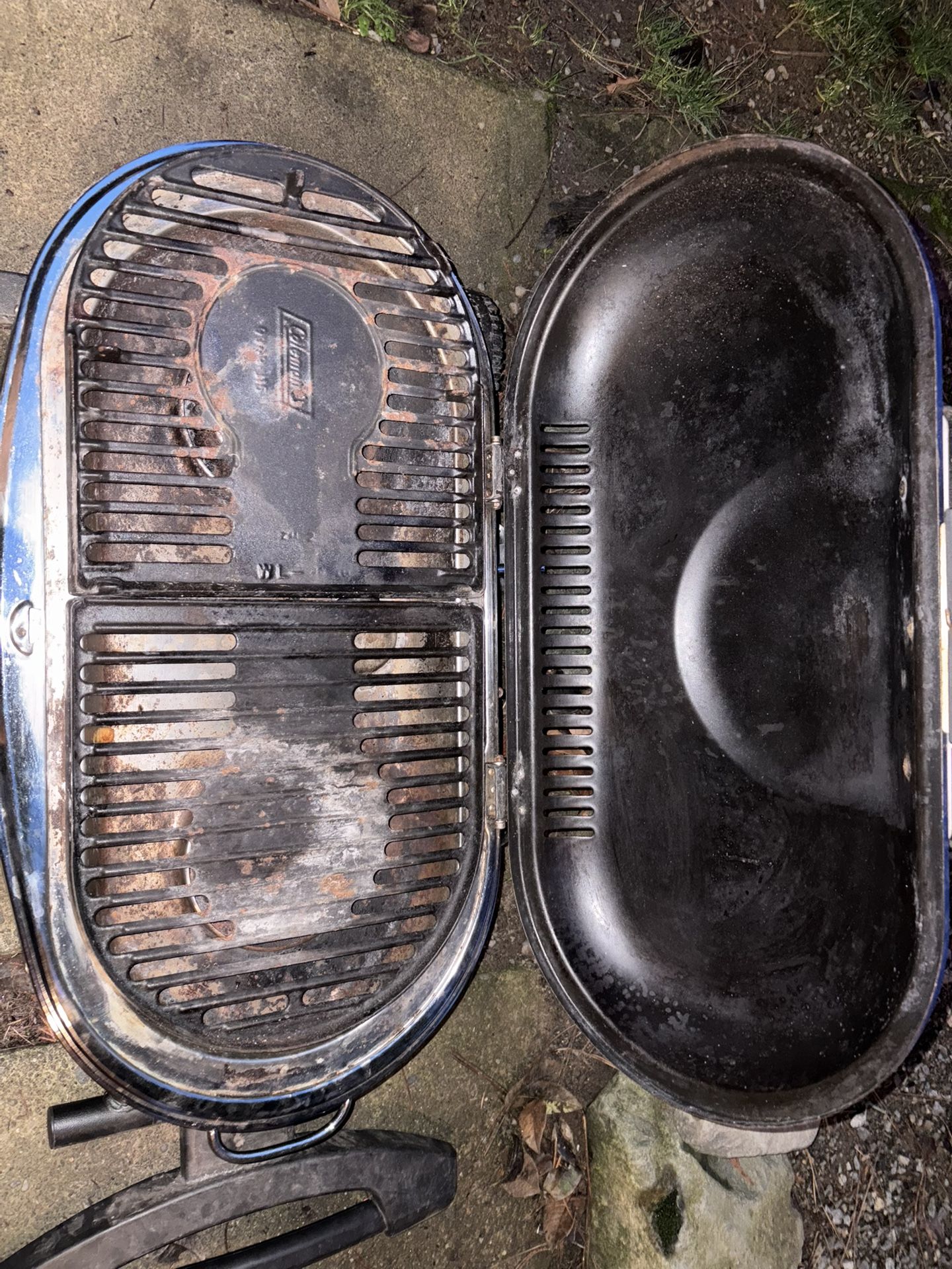 Stand Up Coleman Camp Grill