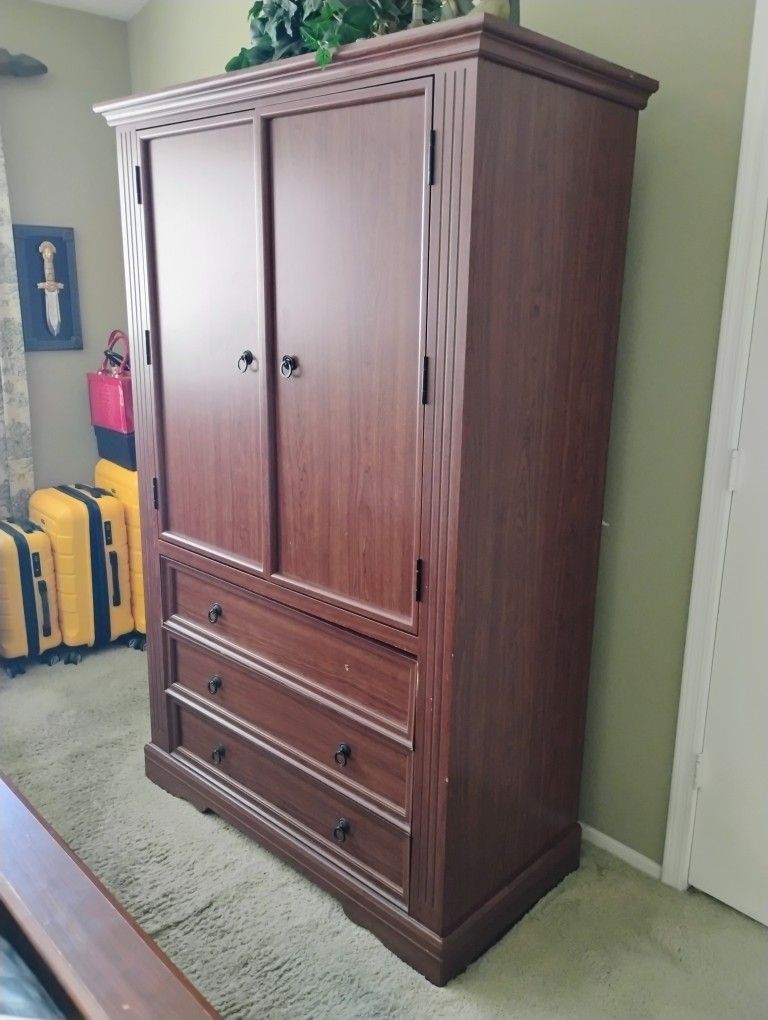 Solid Wood Armoire