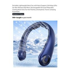Brand new Portable Lightweight Neck Fan with Neck Support