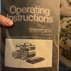 Panasonic VHS Camcorder