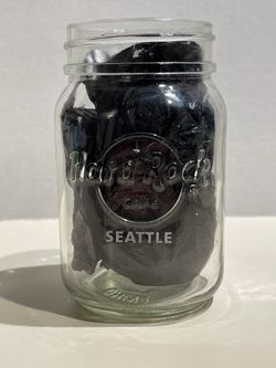 Hard Rock Cafe Seattle Mason Jar Glass