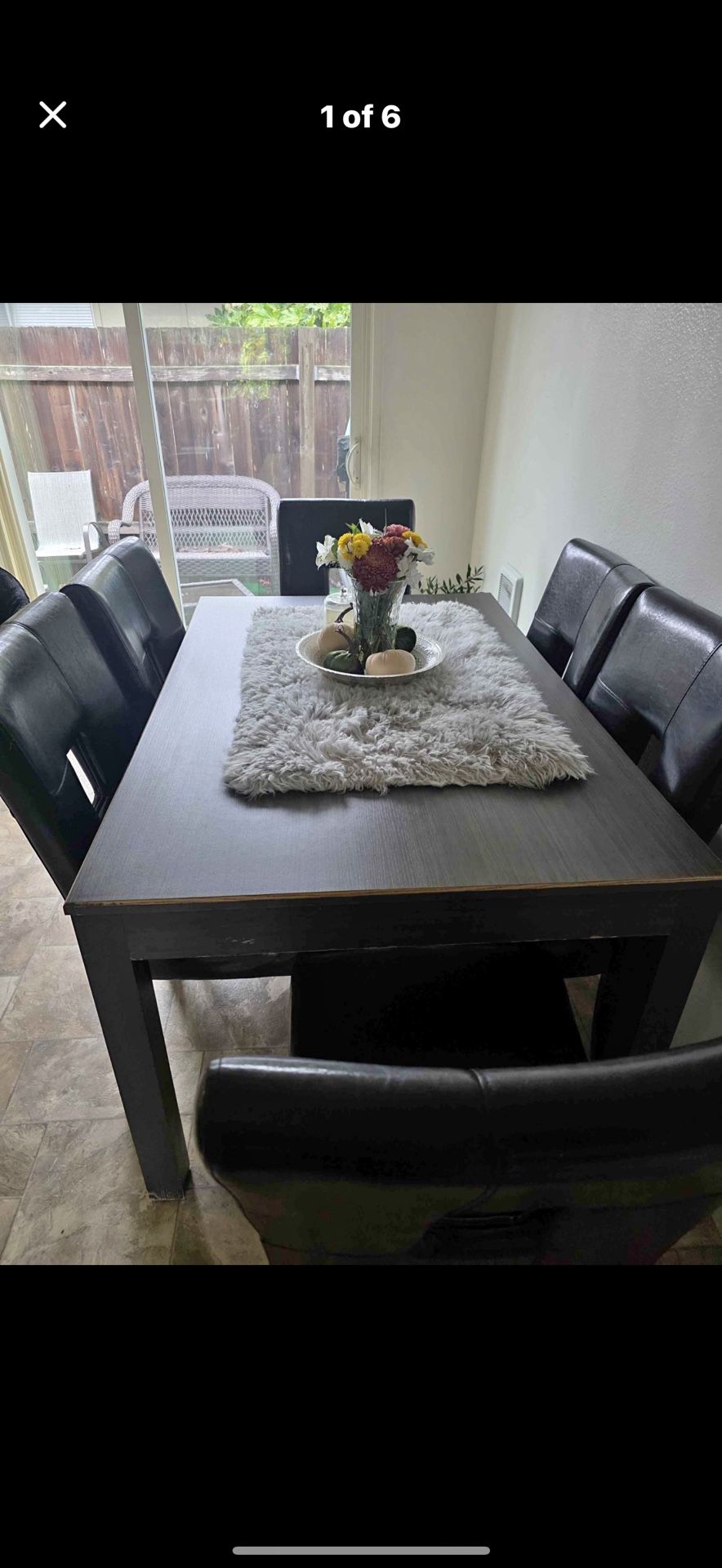 Dinning Table /6 Chairs