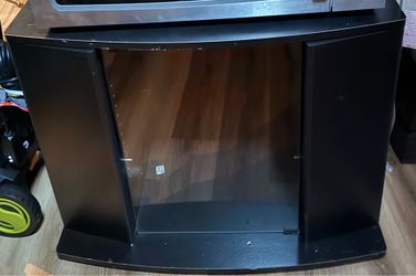 Black Heavy Duty TV stand