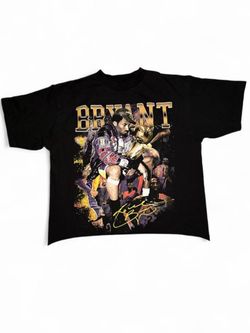 Kobe Bryant *DeadStock* Vintage Style Y2K Rap Tee / Lakers Championship T-Shirt with the iconic Jeff Hamilton jacket moment