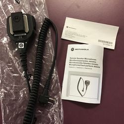 Motorola PMMN4013A Remote Speaker Microphone RSM Shoulder Mic *New*