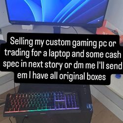 Gaming PC W/ Monitor, Mouse And Keyboard