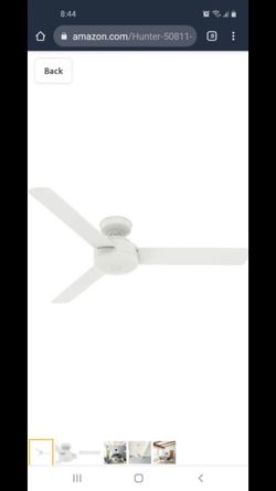Hunter Ceiling Fan 132cm 20”x20”