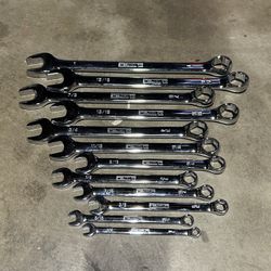 Steelman Pro 13 Piece SAE 6-Point Combination Wrench Set 78348