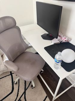 Gaming chair and desk