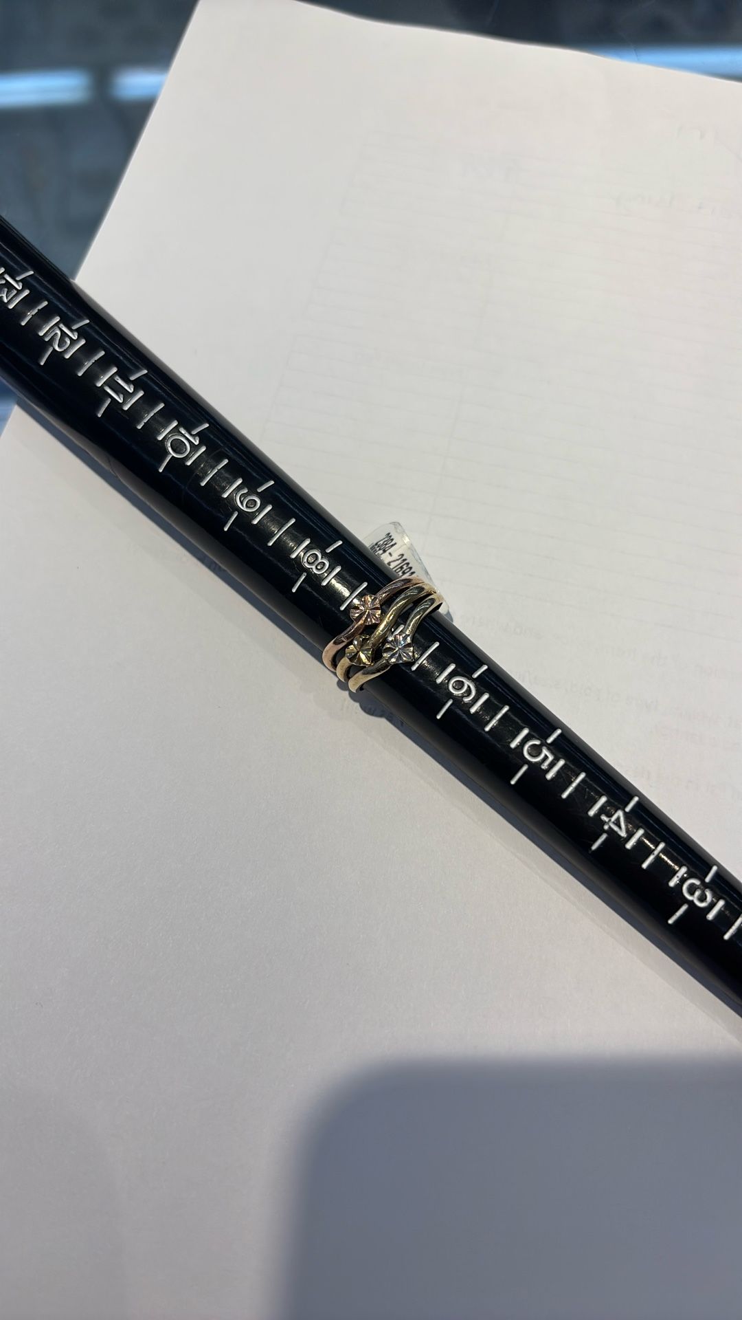 10k Heart Three Gold Ring