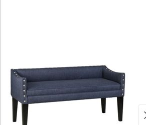 Whitney Long Upholstered Nailhead