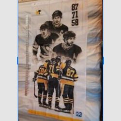 Penguin NFL PPG Banner Of Crosby, Mallon And Letang