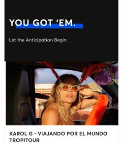 Karol G Vegas tickets