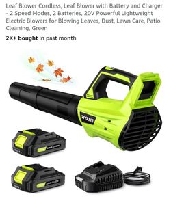 NEW POWERFUL CORDLESS LEAF BLOWER