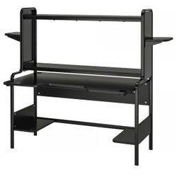 IKEA FREDDE Gaming desk, black,