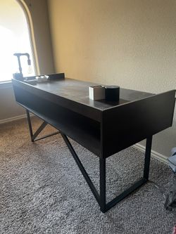 Industrial Wood Desk