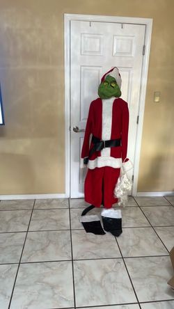 Grinch Santa Clause costume