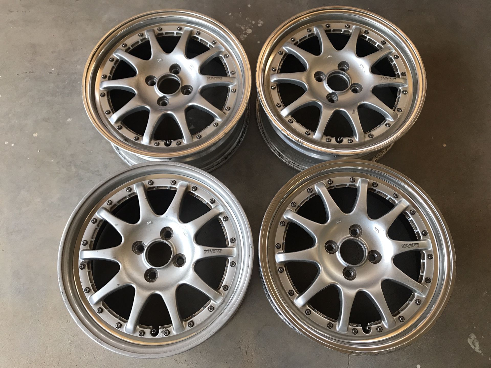 Sprint Hart R wheels - SSR - Rare - 16x6.5 - 4x100 - JDM