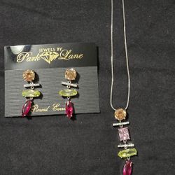 Park Lane Multicolor Crystal Drop Set