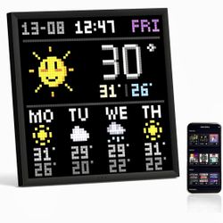 Divoom Pixoo-64 - WiFi Pixel Cloud Digital Picture Frame 