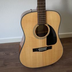 Acoustic Guitar with case and accessories