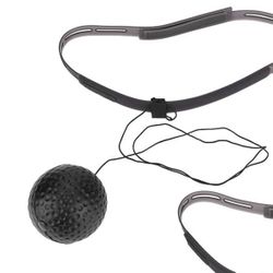 Demeras Pelota de boxeo para adultos, pelota de lucha con diadema, pelota de entrenamiento de velocidad MMA para entrenamiento de velocidad