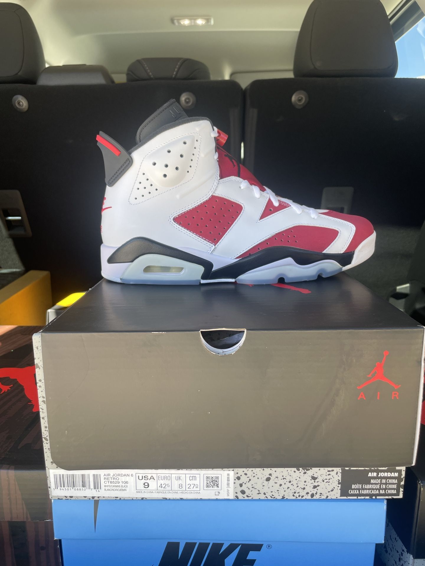 Brand New Jordan 6 Carmine Size 9M