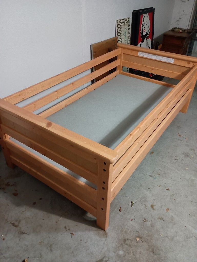 Solid Twin Bed Frame