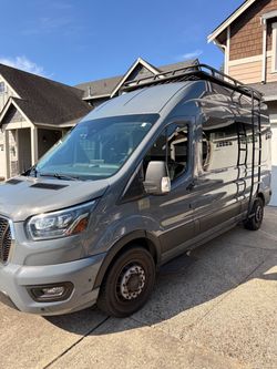 Ford Transit High Roof Van with Roof Rack T-350 trans.