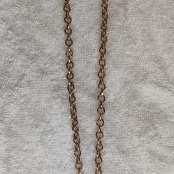 1928 Vintage Faux Pearl Heart Necklace