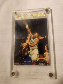 Alonzo Mourning 92 Stadium Club Rookie