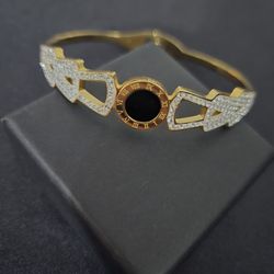 18k Gold Plated Stainless Steel Bracelet 