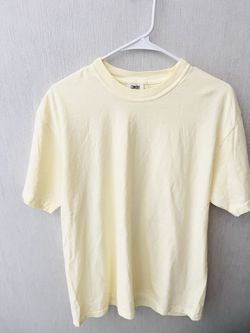Comfort Colors Heavyweight Jersey Cotton Yellow L Men's Short Sleeve T-Shirt