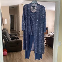 Size 14 -Pants Top Light Jacket Shoes Purse And Girdle 