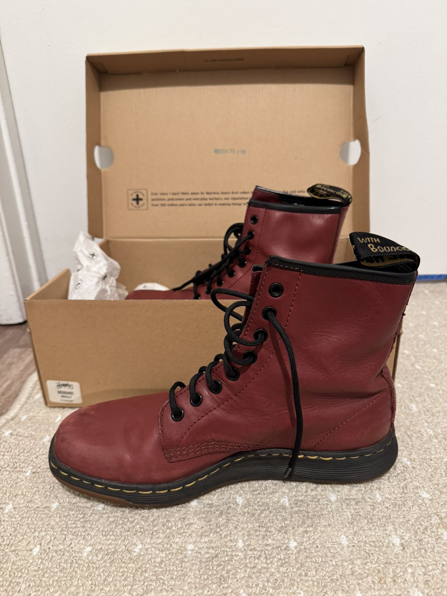 Dr AirWair Martens Red Boots