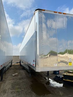 2-2006 stoughton dry van trailers 53ft air ride