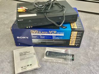 Preowned Sony DVD Player / VCR Cassette Tape Recorder Model SLV-D38OP