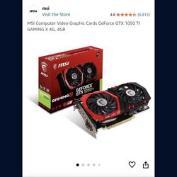GeForce GTX 1050 TI GAMING X 4G, 4GB