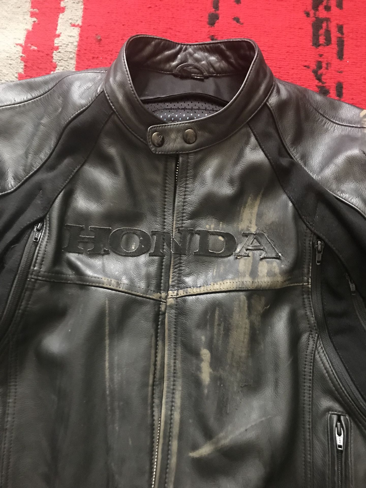 Leather Honda Motorcycle Jacket