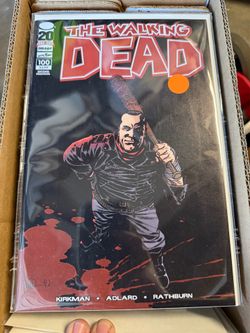 Walking Dead 100 second Print Negan cover