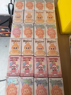 Blind Box Lot – 30 Sealed Plush Pendant Doll Mystery Boxes