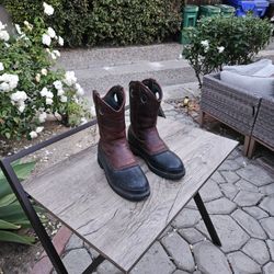 Heavy Duty Georgia Work Boots – Mud Dog Wellington, Great Condition 10.5 Men's