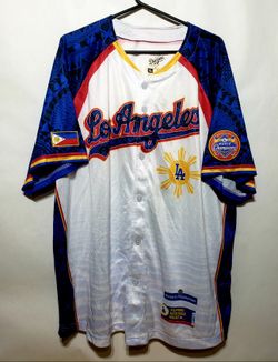 LOS ANGELES DODGERS FILIPINO HERITAGE  NIGHT BASEBALL JERSEY  MENS SIZE XL