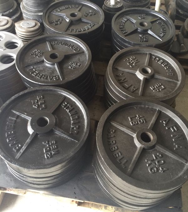 45lb weight plates gym weights for Sale in Miami, FL OfferUp