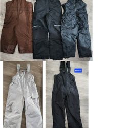 KIDS SIZE Snow Pants and Snow Bibs