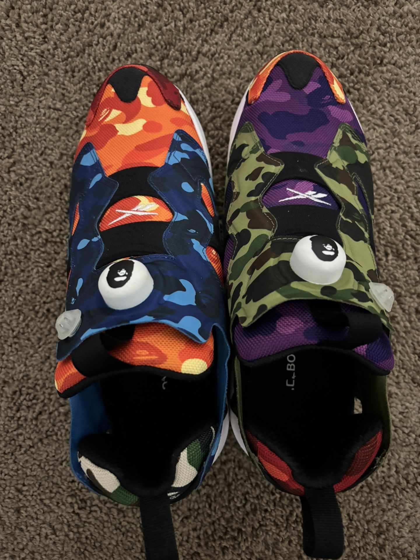 Bape Reebok Trainers Size 9