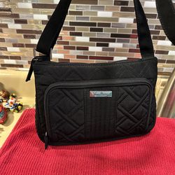 NEW! Vera Bradley “Little Hipster” Shoulder/ Crossbody Bag/Purse in Black