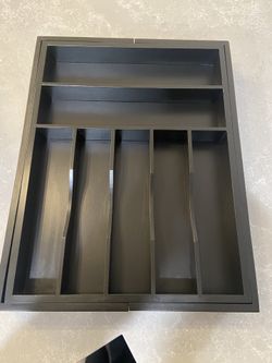 Bamboo Expandable & Adjustable Utensil Organizer